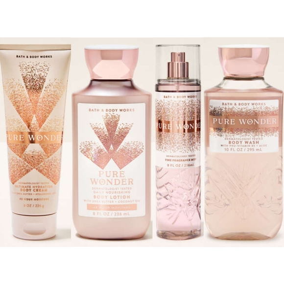 Bath & Body Works Pure Wonder 4 Piece Full Body Care Set NEW,New Products : American Fashion Style Bags On Sale